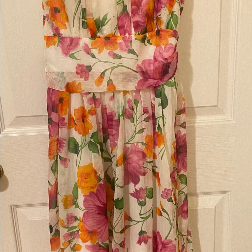 Forever 21 Floral Dress - Pink, Orange, Green